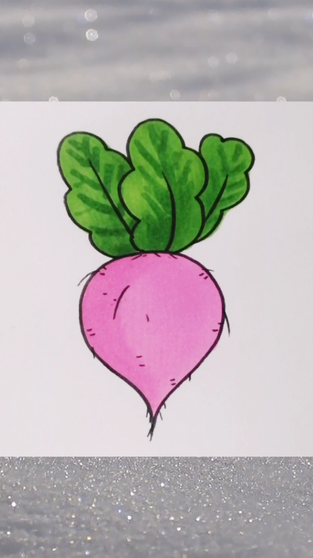 画画原来如此简单#萝卜的简单画法