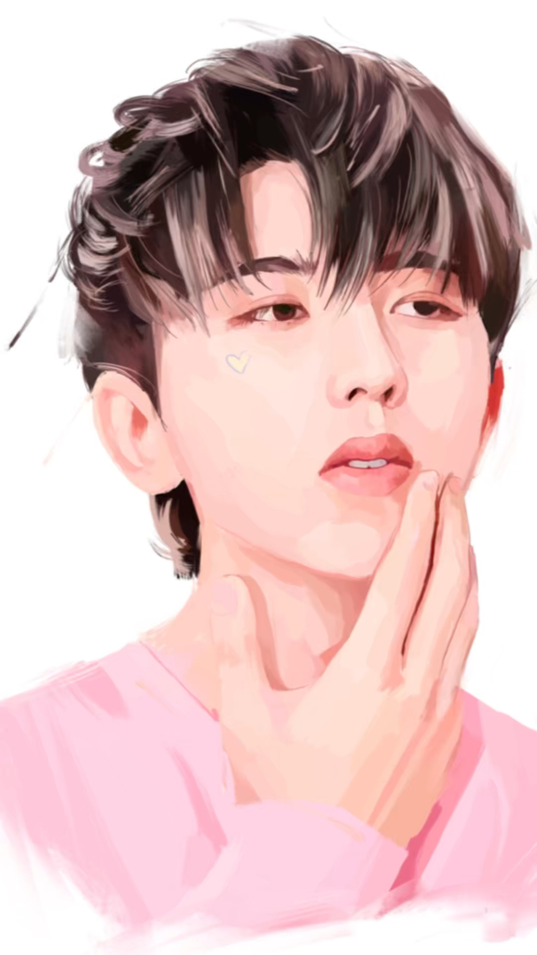 手绘蔡徐坤看灵魂画手表白爱豆