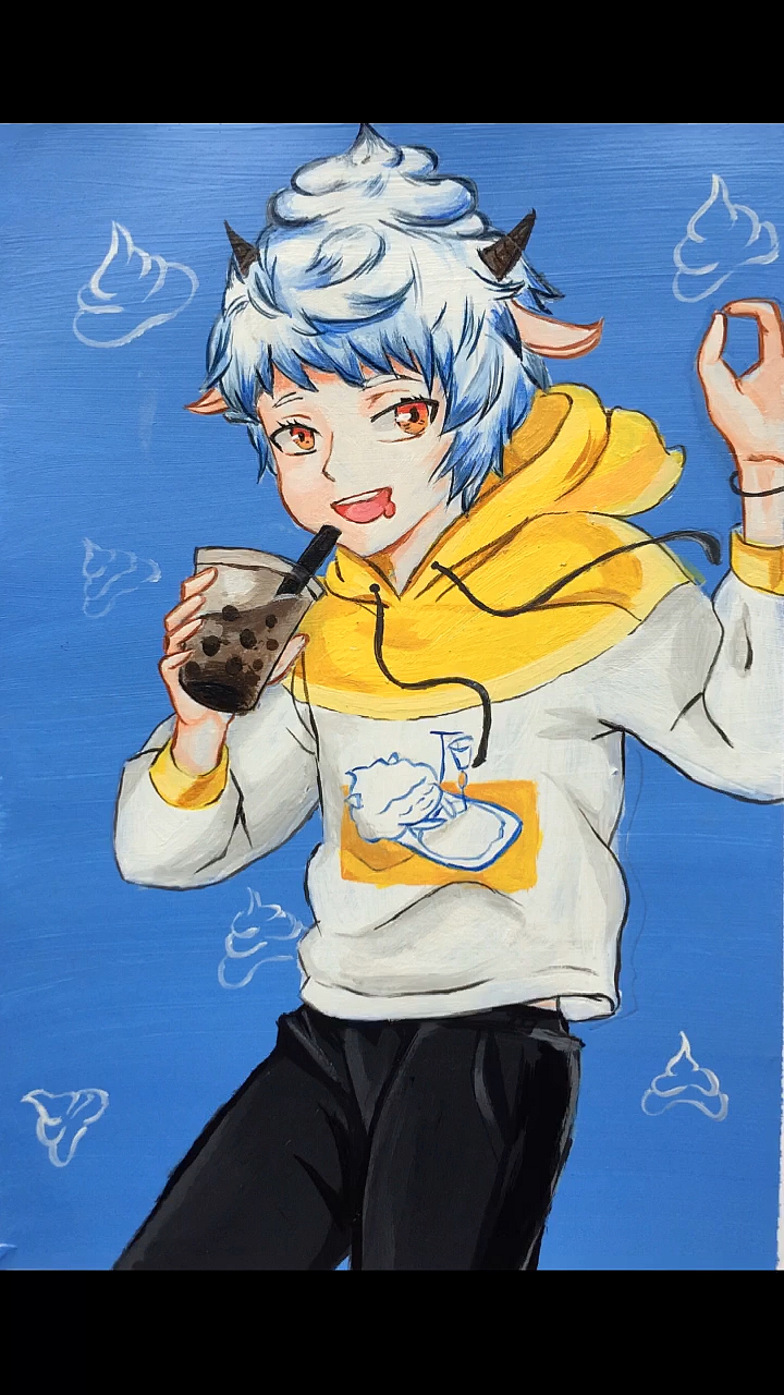 全民最牛手艺人#懒羊羊拟人化,还真有点帅哦.