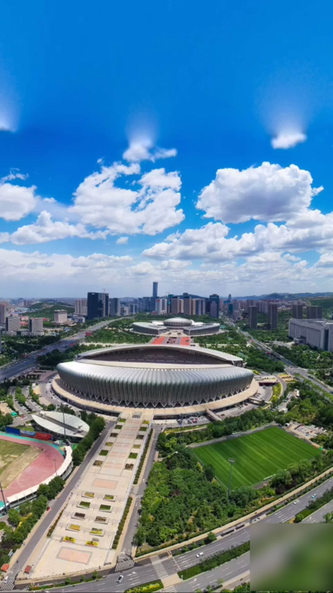 最爱之城#无人机航拍济南东部新城vrq全景