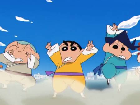 蜡笔小新#功夫小子五黑头像