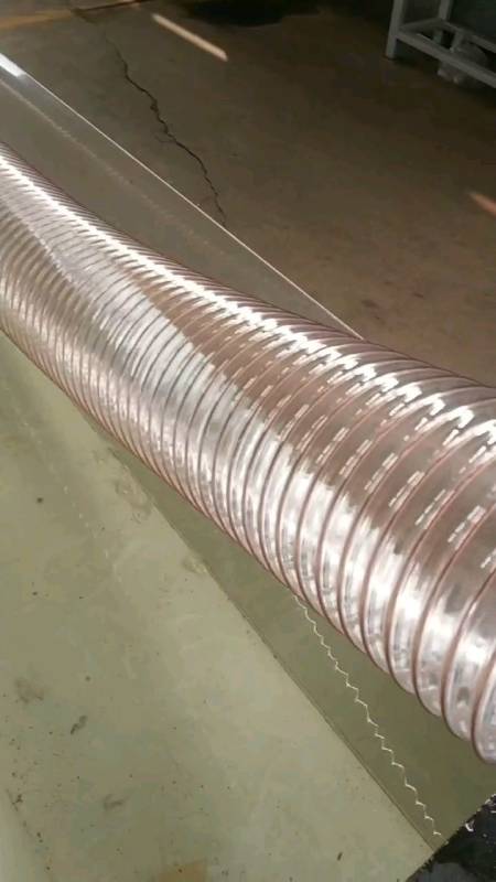 全民正能量聚氨酯钢丝软管耐高温通风软管工业吸尘软管风管