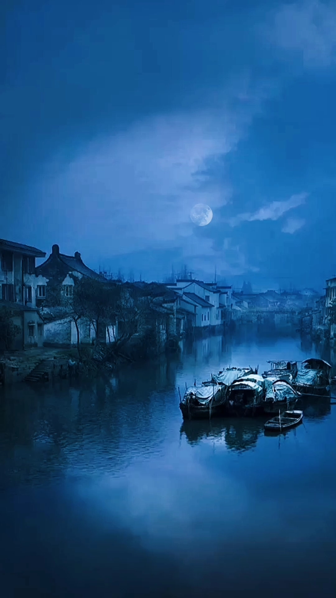 故乡月色#满载一船明月,平铺千里秋江