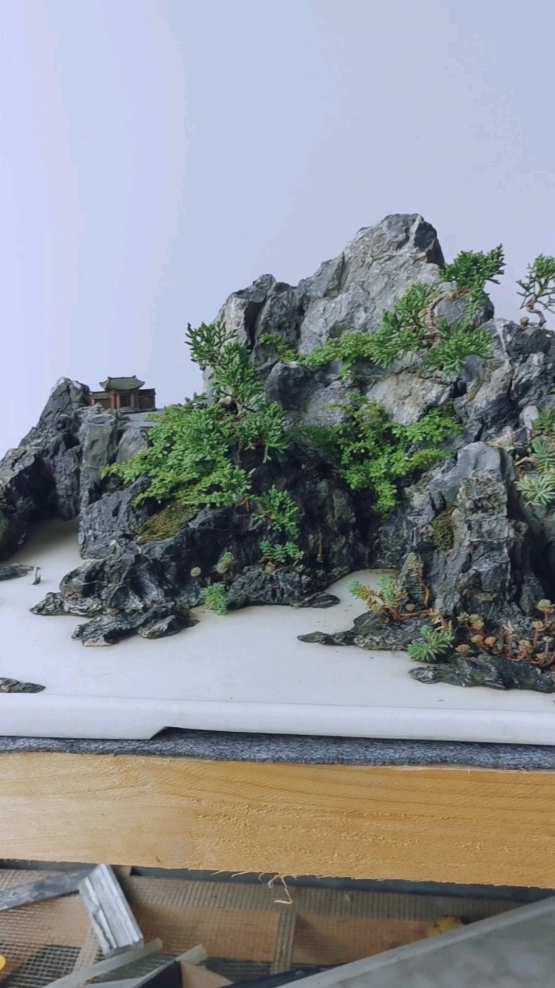 一米长大型山水盆景,参展级作品,值得收藏