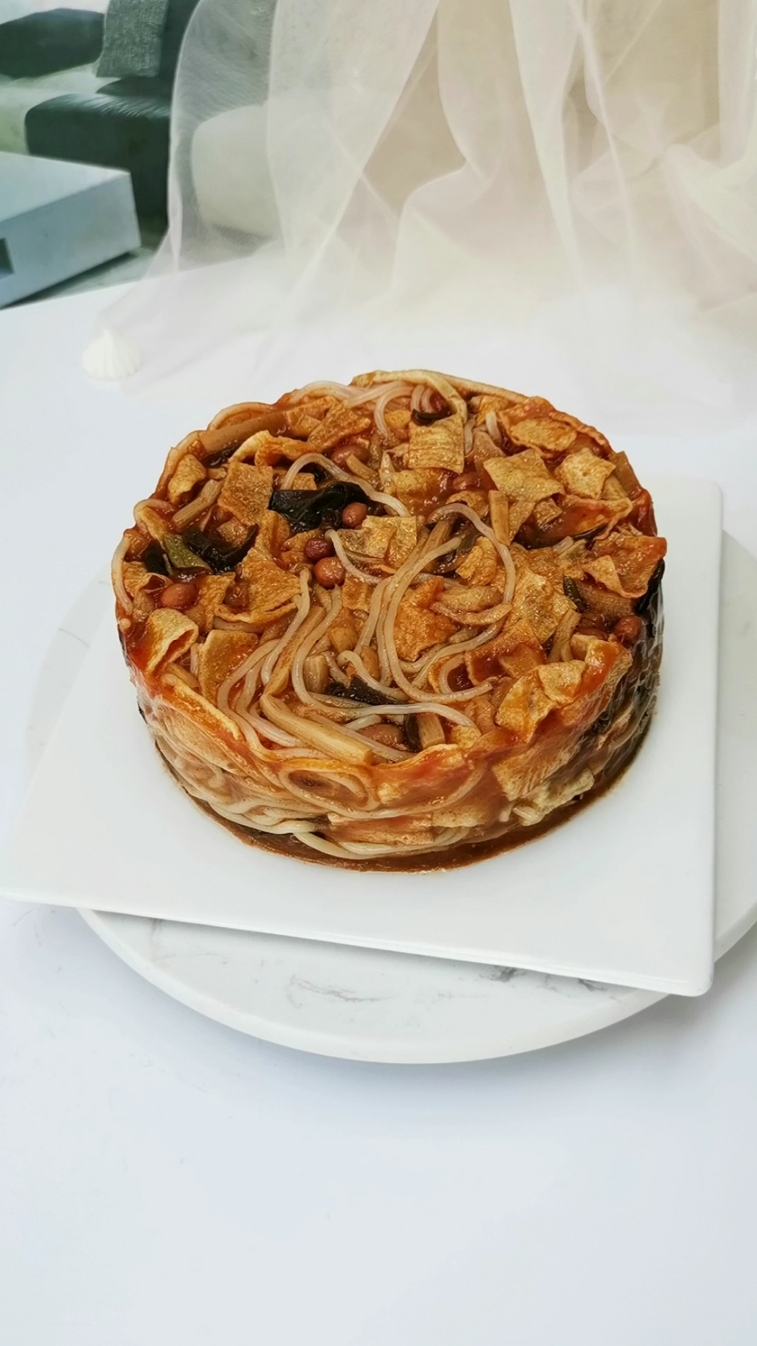 螺蛳粉#螺蛳粉蛋糕,送给你最恨的人～(哈哈哈hiahia)