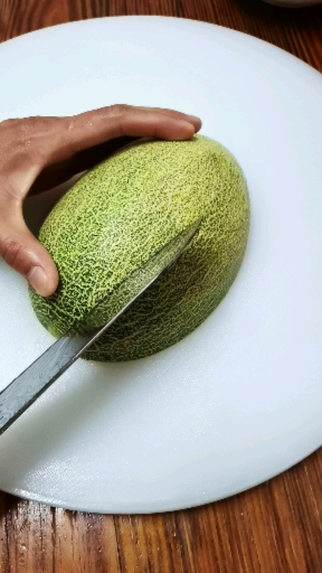 哈密瓜摆盘切法,简单易学