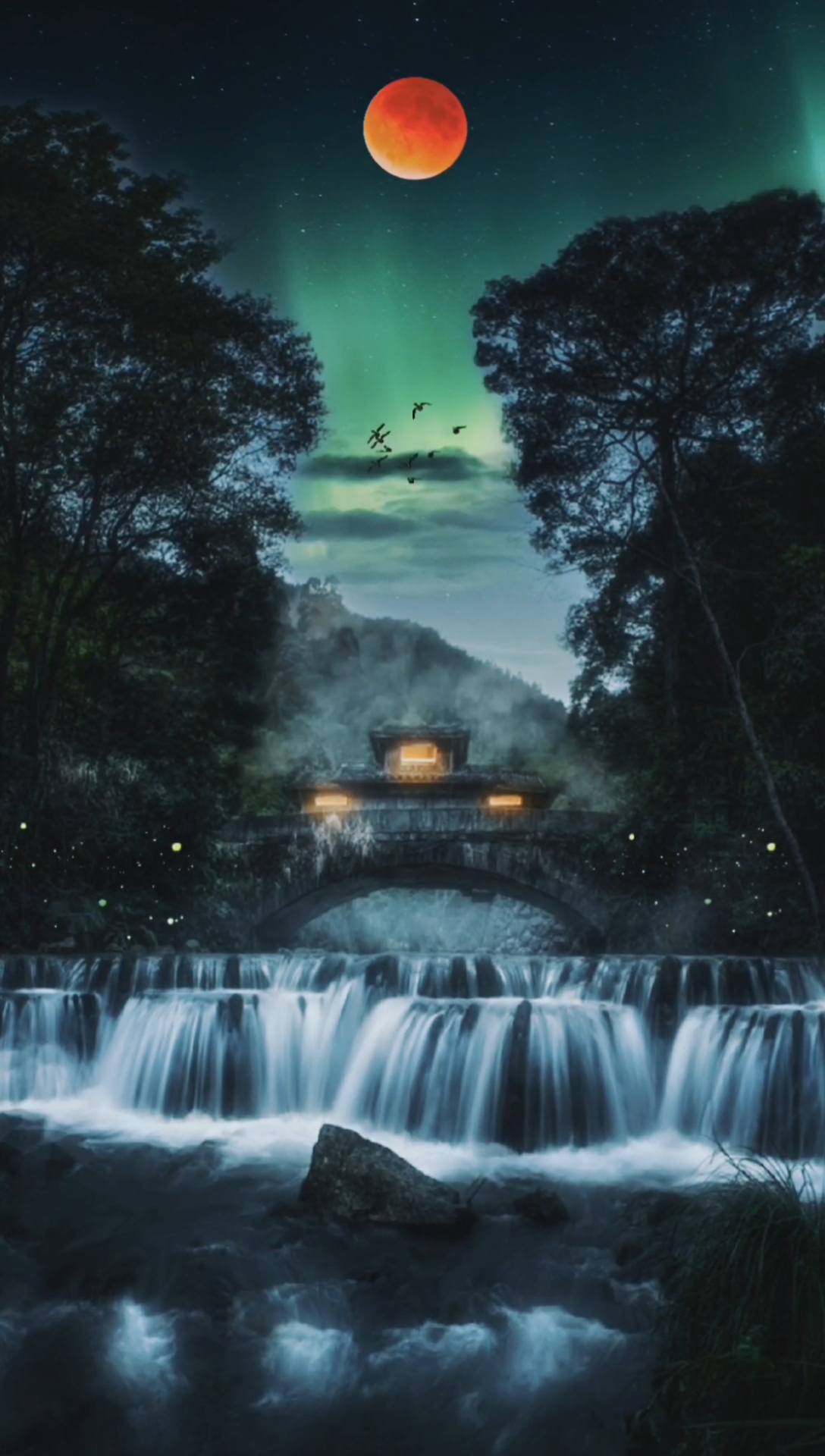 夜色朦胧