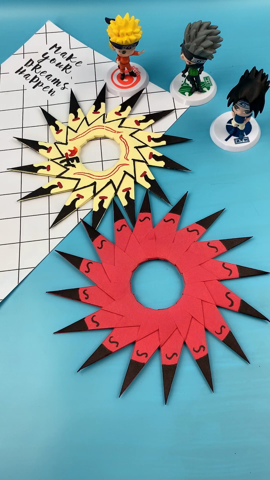 手工折纸#忍者回旋镖,扔出去能回来?