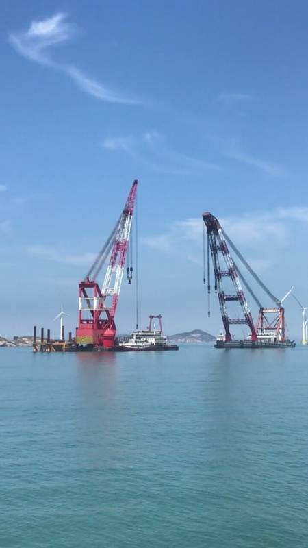 海上作业#看看有多少台吊装船