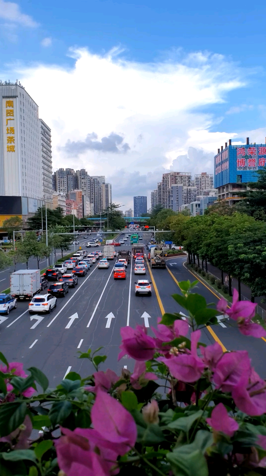记录生活#随手拍系列#中秋节前夕的深圳街景.