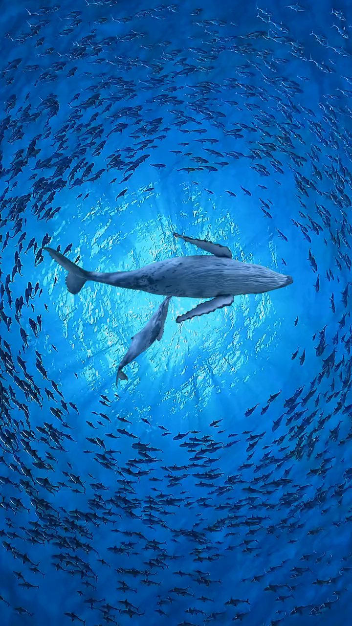 [跳跳]母鲸知道自己即将死亡,用叫声唤来自己的孩子,小鲸鱼拼命努力的