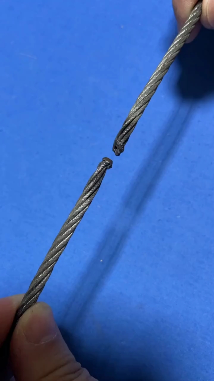 钢丝绳断了就用这个方法!