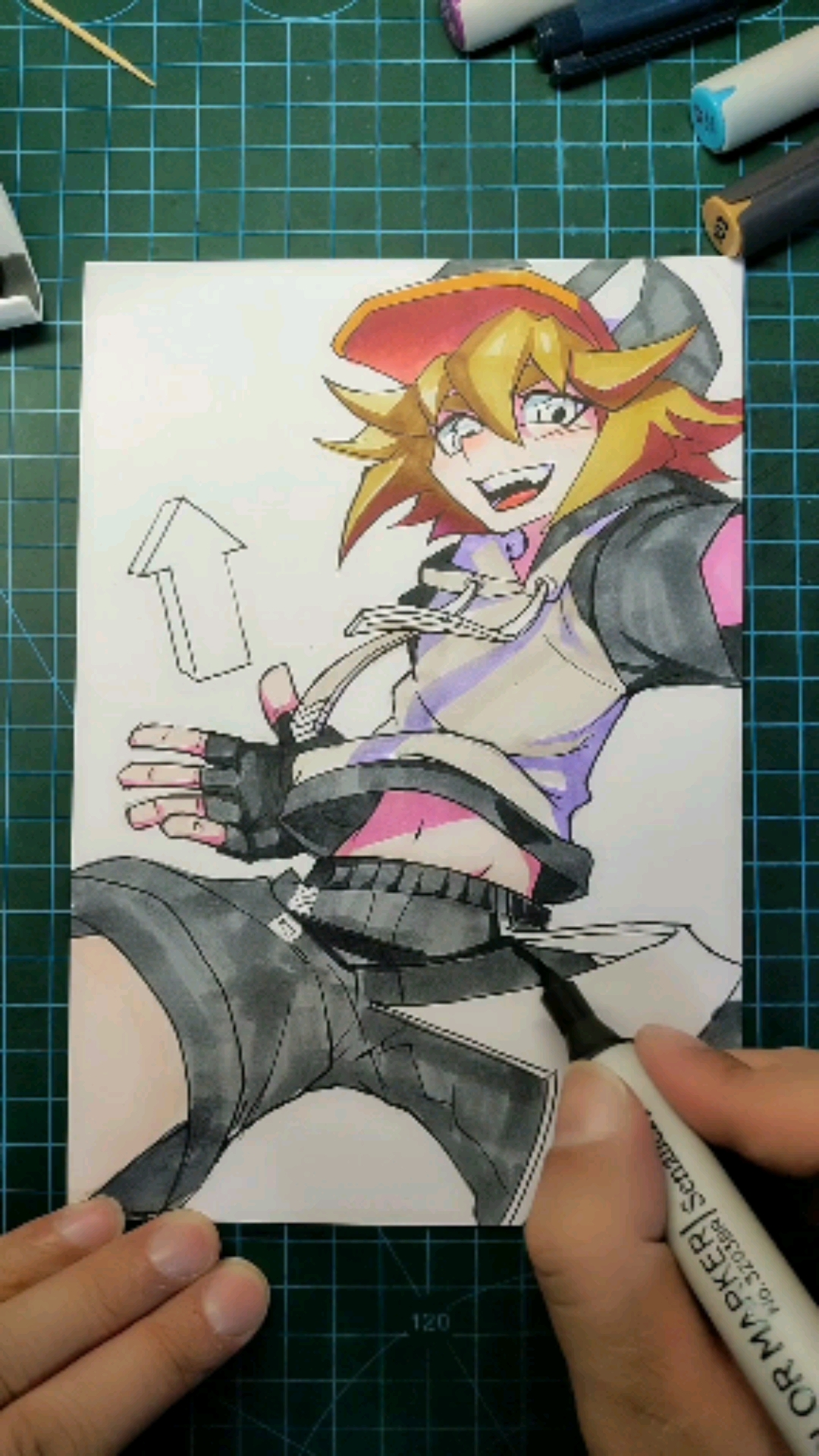 动漫手绘凹凸世界人物king金不知道有没有喜欢的