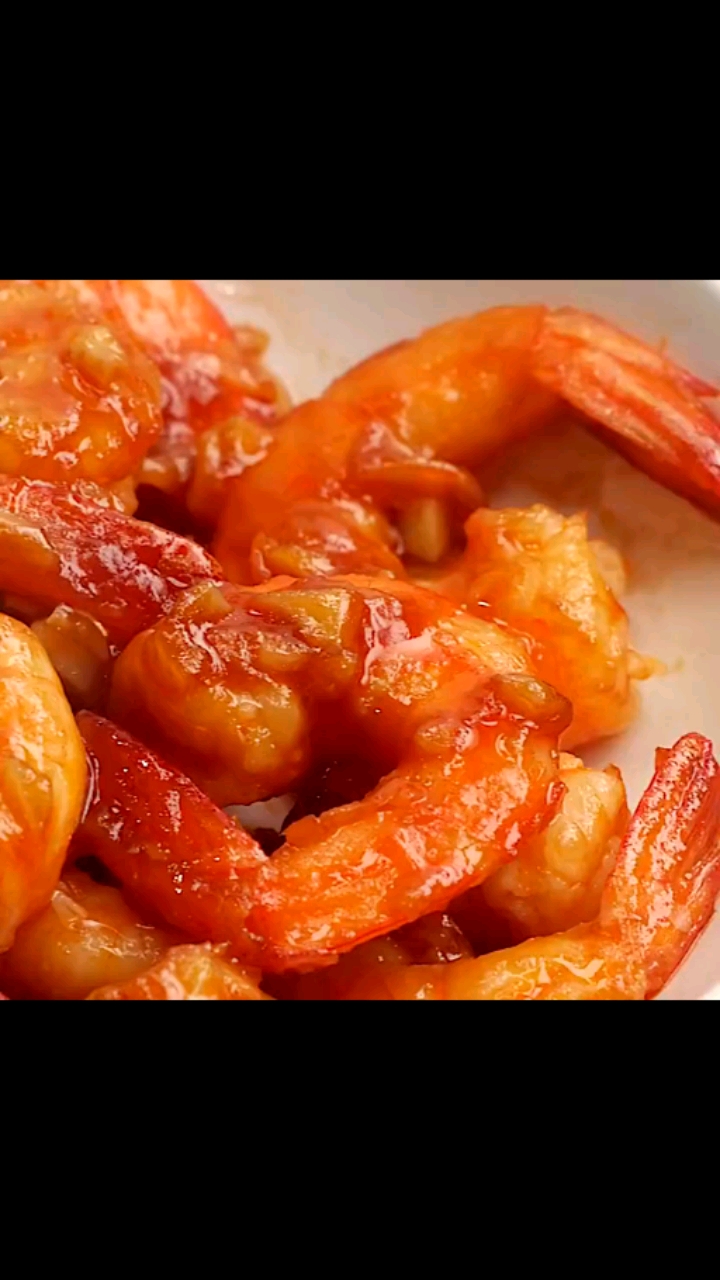 美食记#蒜香茄汁虾