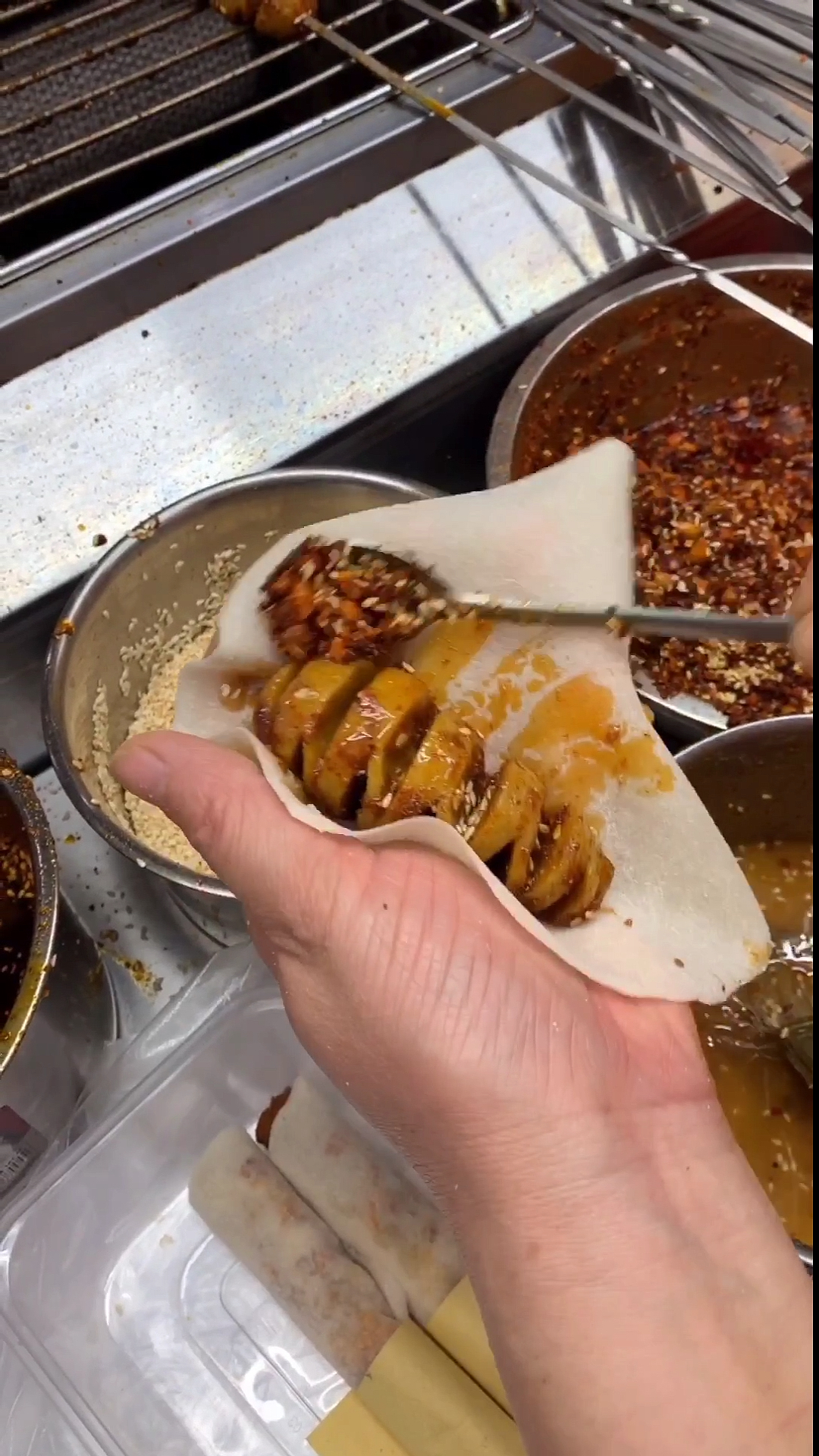 最火小饼卷面筋