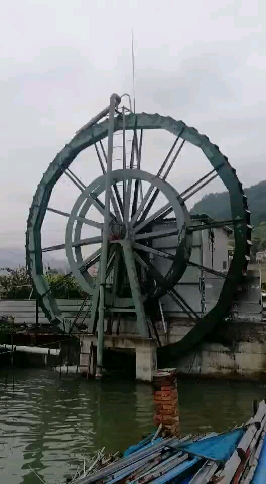 风力发电机#水利带动发电机发电,资源利用减少浪费.