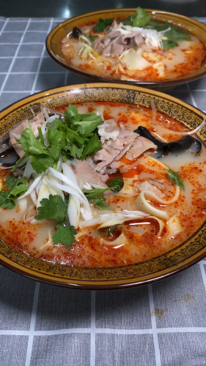 羊肉烩面#想学羊肉烩面技术去哪里特色面条培训班