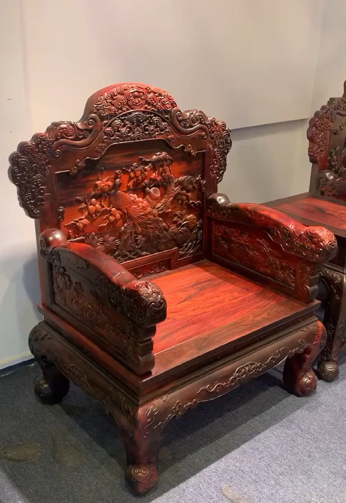 古典红木家具#荣华富贵沙发