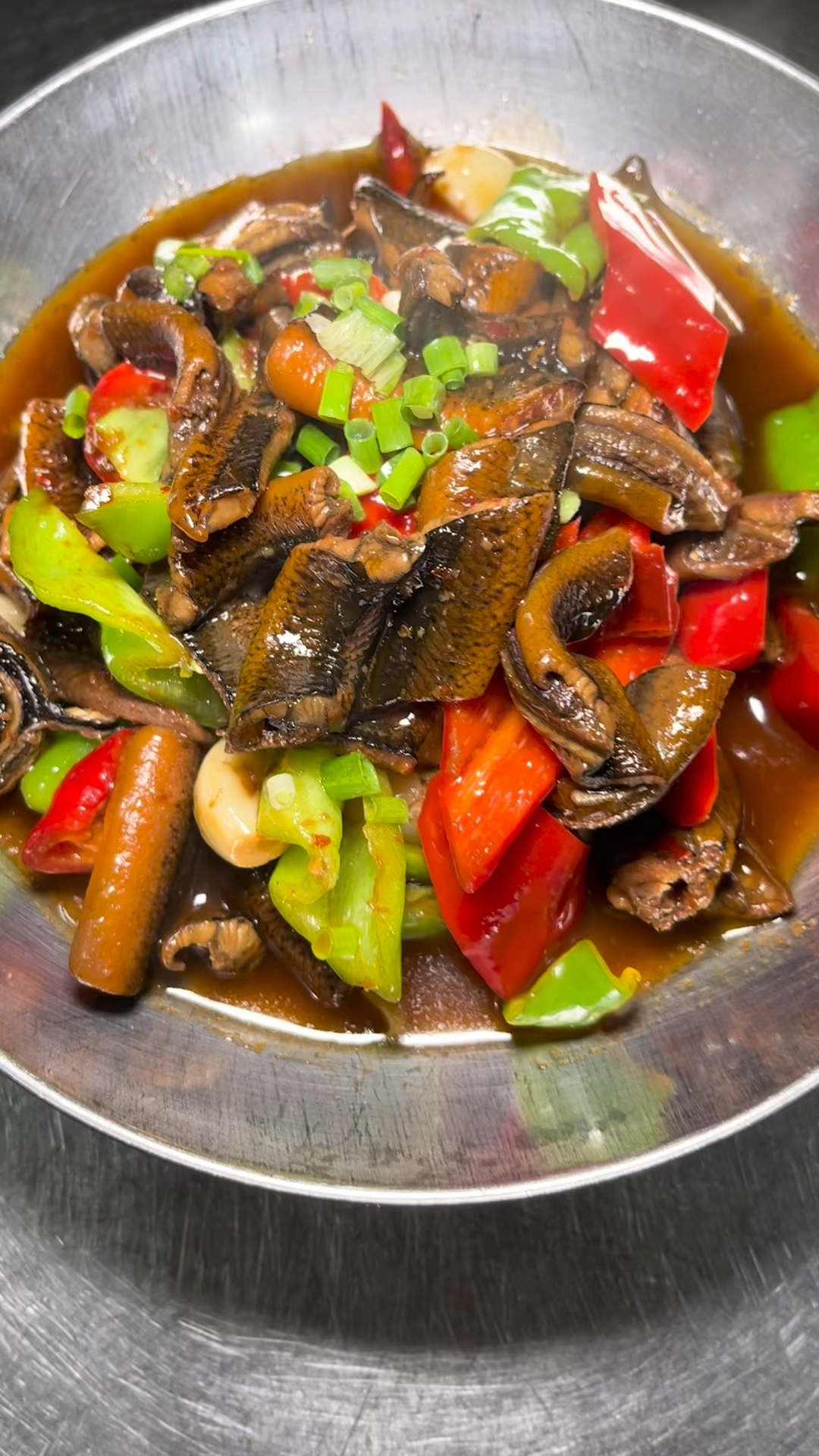 天井农庄特色菜#农庄美食红烧黄鳝