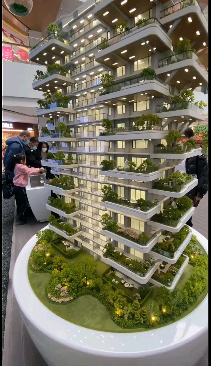 房产达人#第四代住房,空中花园,你喜欢吗?