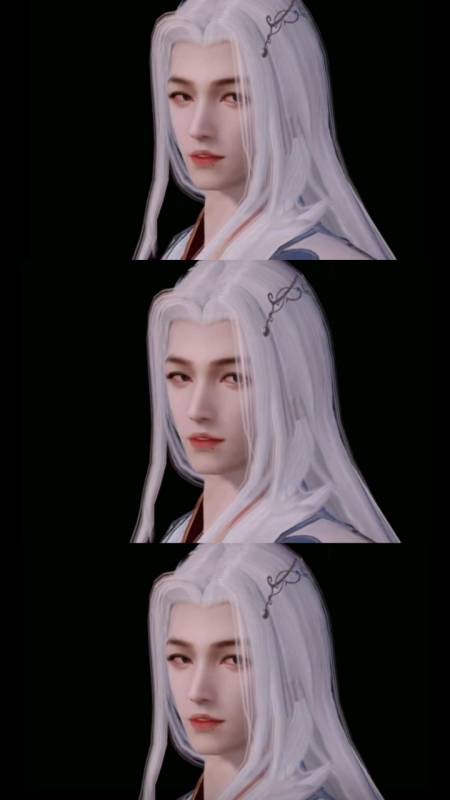 肖战#肖战白发造型太仙儿了-全民小视频