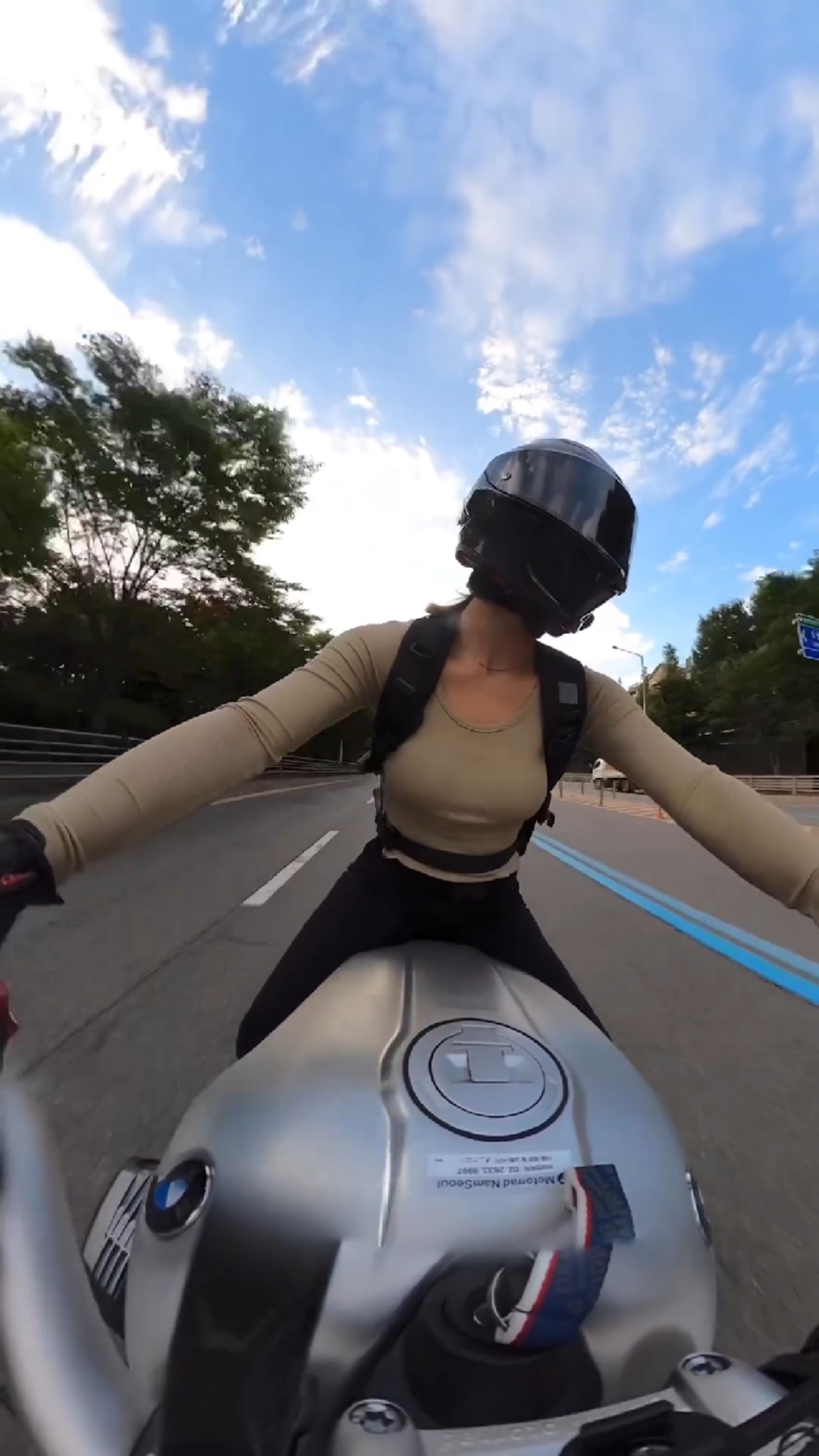 摩托车#骑摩托车的妹子