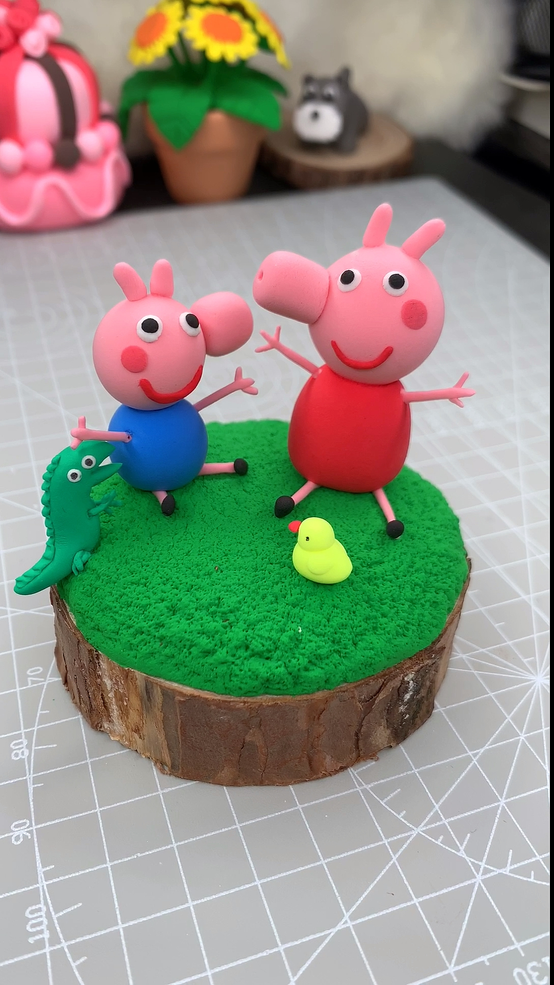 超轻粘土#小猪佩奇