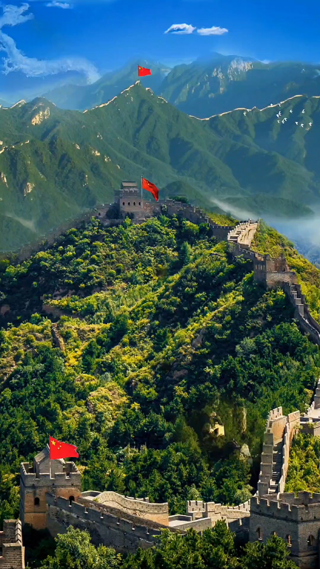 万里长城祖国的大好河山这就是中国的盛世美颜