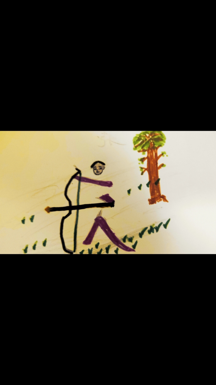 画画原来如此简单#给汉字张画的一幅画