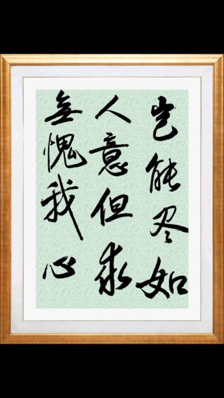 岂能尽如人意但求无愧我心,此心光明,亦复何求.