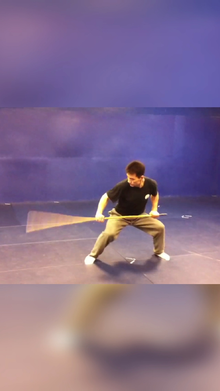 少林功夫#少林阴手棍