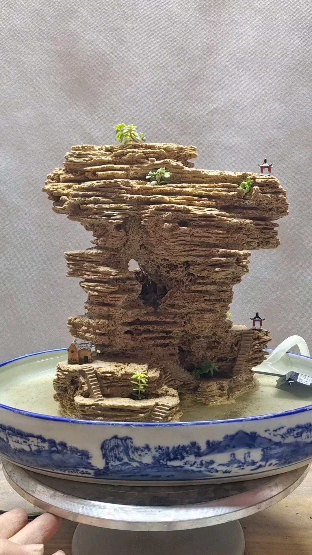 吸水石假山盆景新作欣赏五十五