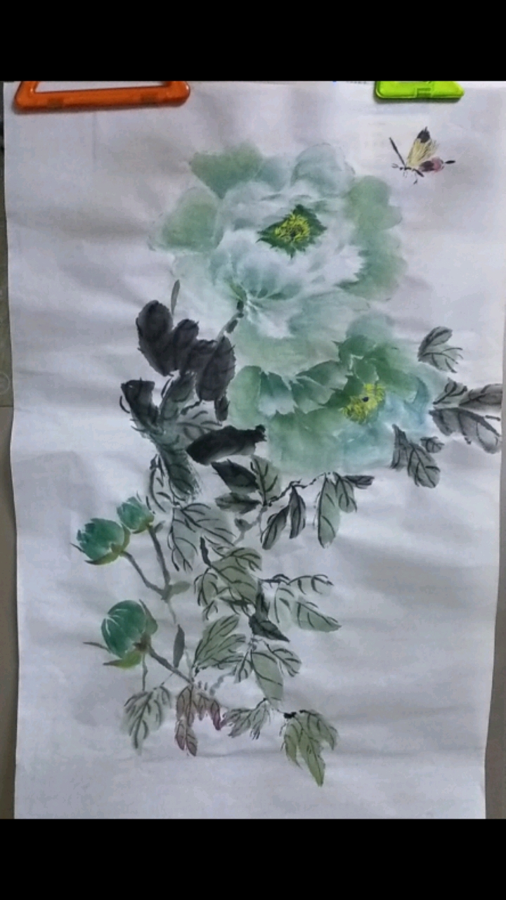 画画原来如此简单#国画牡丹国花牡丹