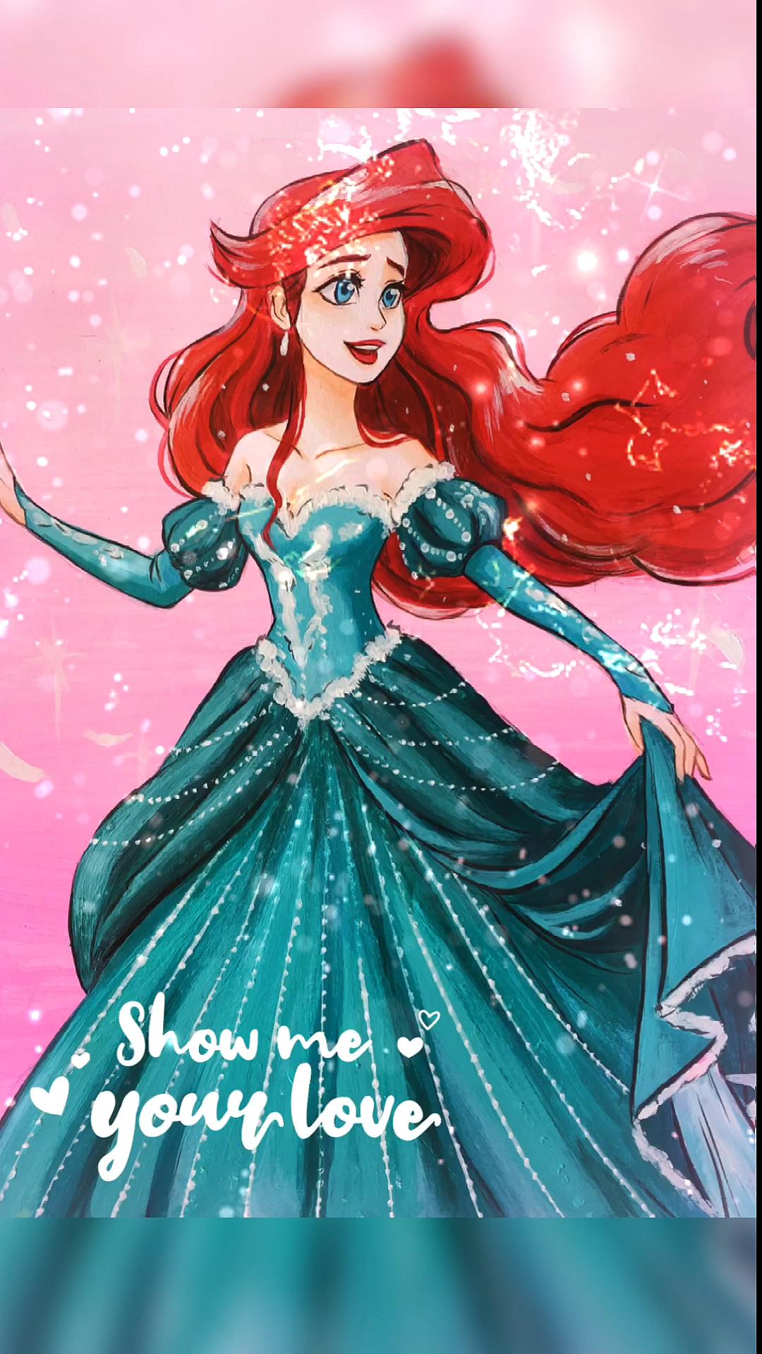 画画教你画漂亮的美人鱼公主