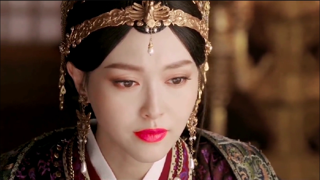 电视剧燕云台#唐嫣皇后造型,虽然权倾天下,但所爱之人确一一离去