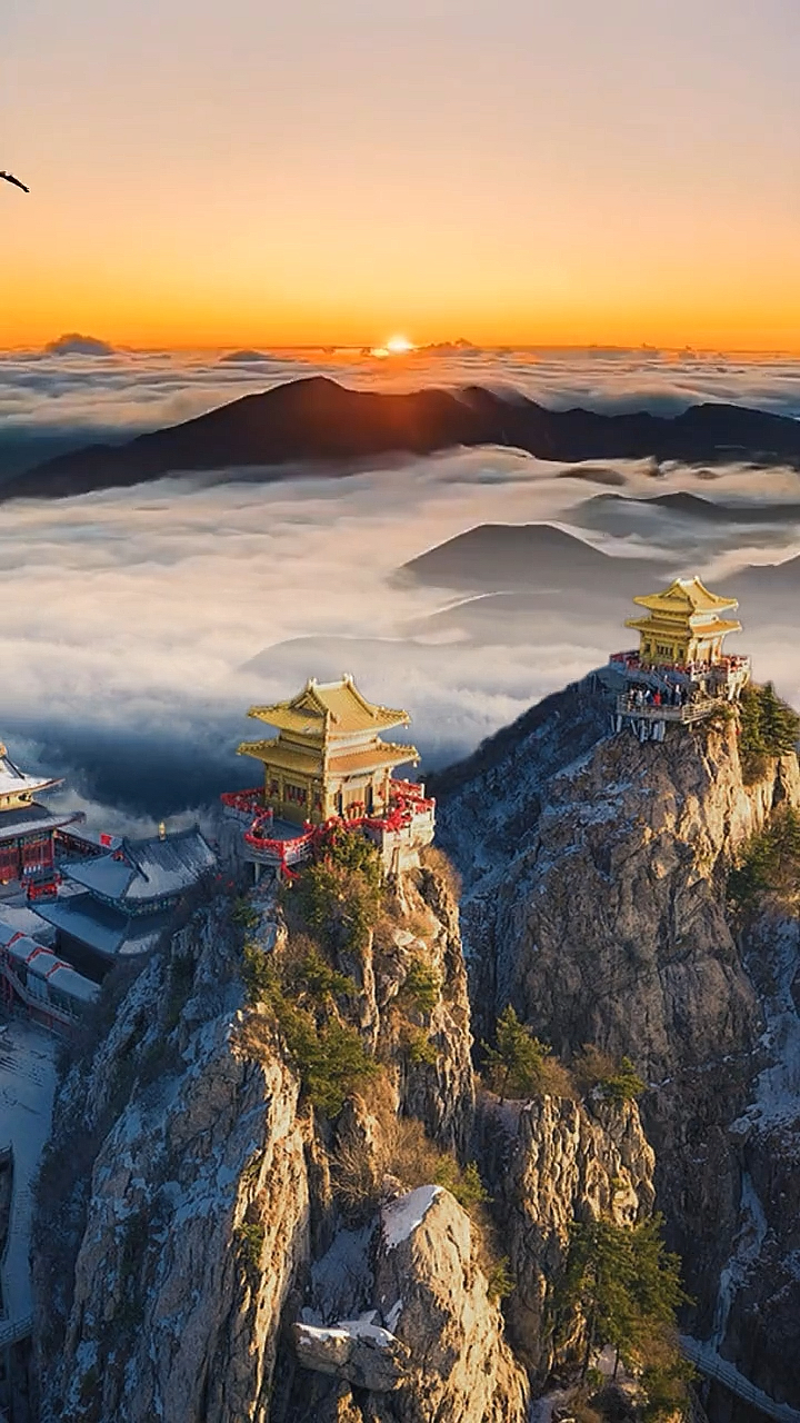 我的私藏景点#日出,云海,老君山