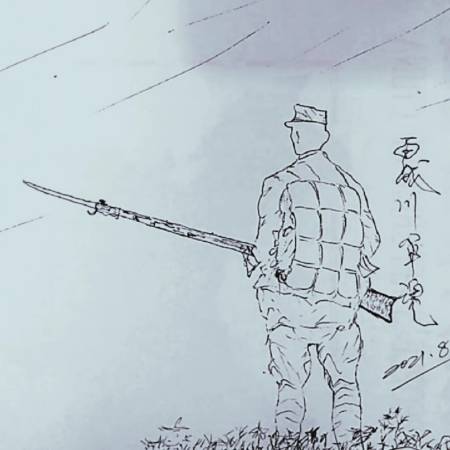 简单画#～～血沃中华之百战川军魂