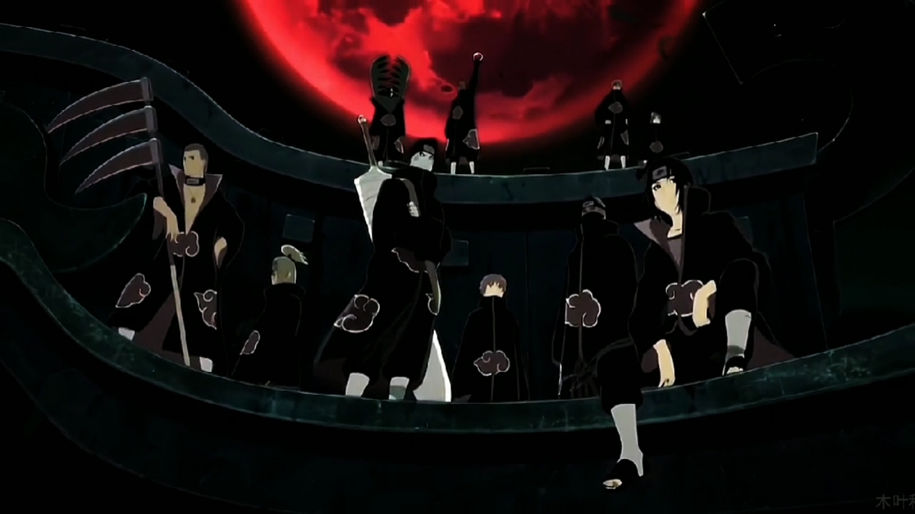 动漫#晓组织全员到位!