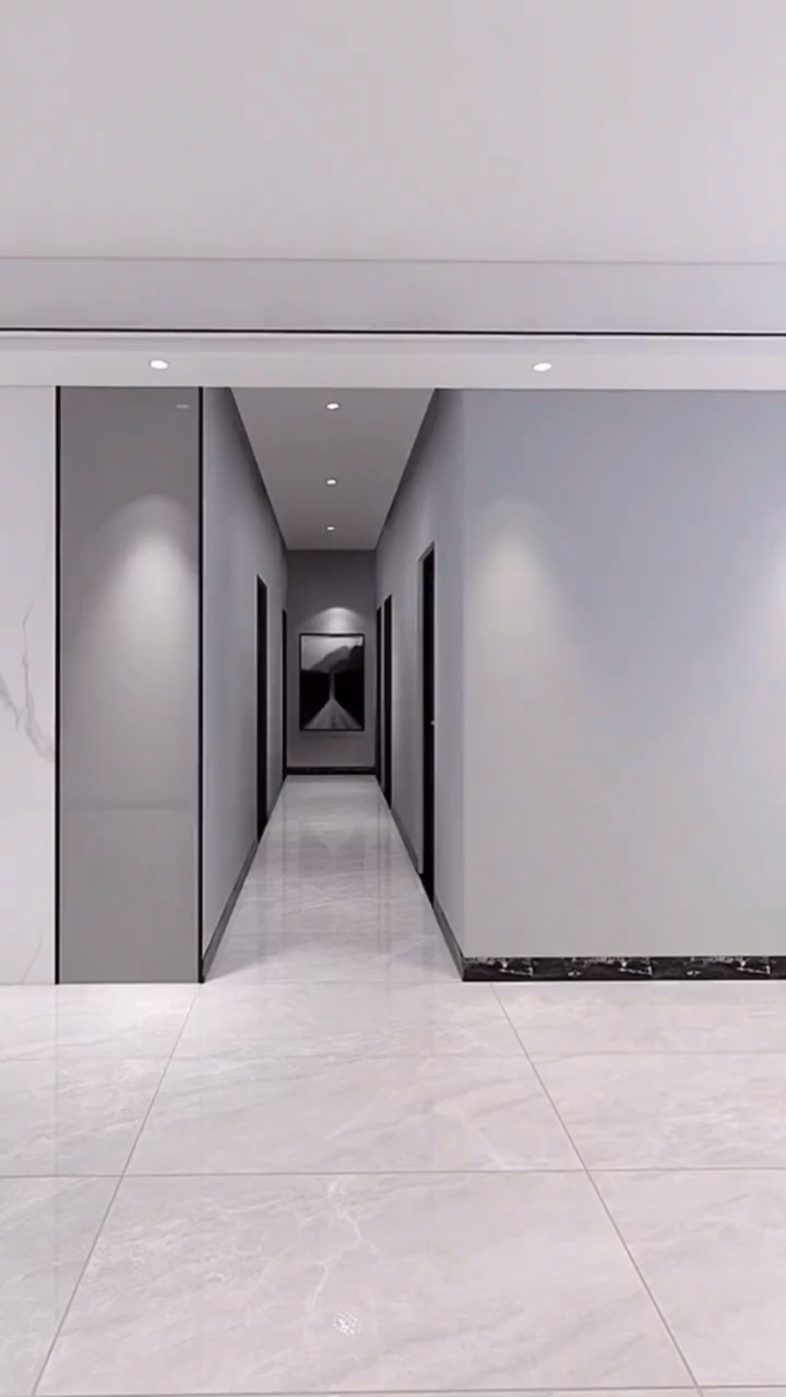 电视背景墙#现代极简黑白灰