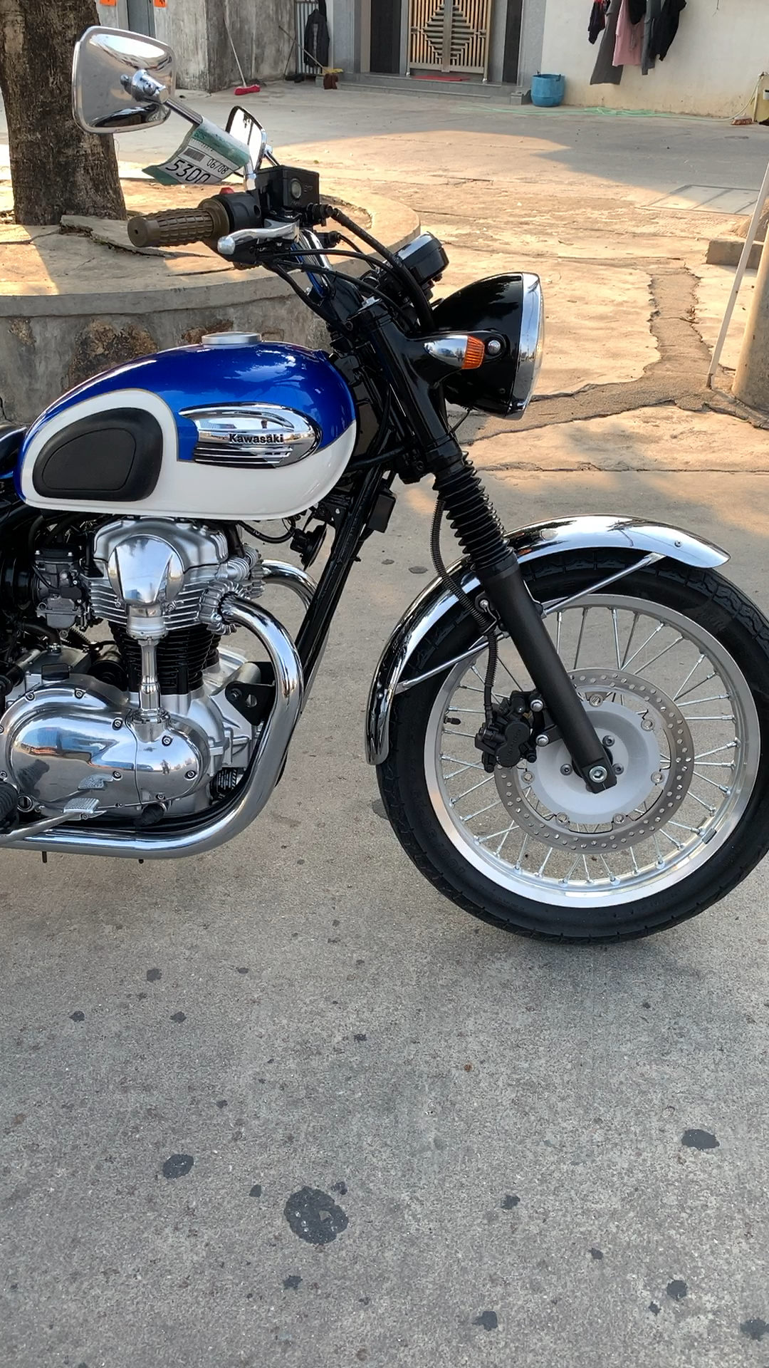 复古机车#2006年川崎w400复古街车-度小视