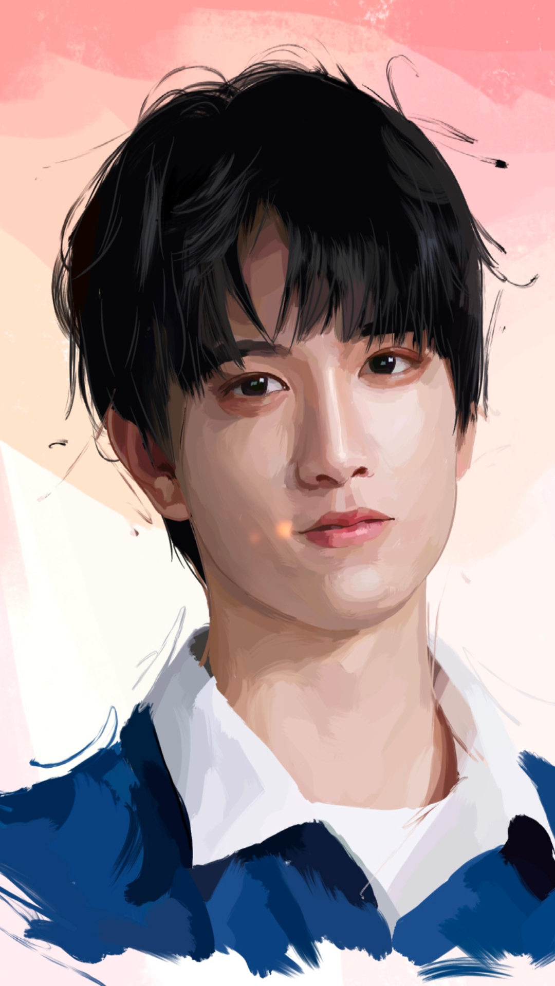 不一样的人生手绘敖子逸看灵魂画手表白爱豆