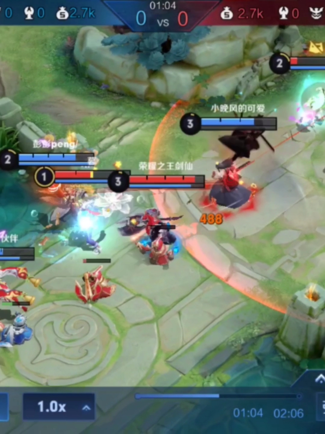 王者荣耀热门#橘右京越塔貂蝉典韦成功拿下第一滴血干得漂亮