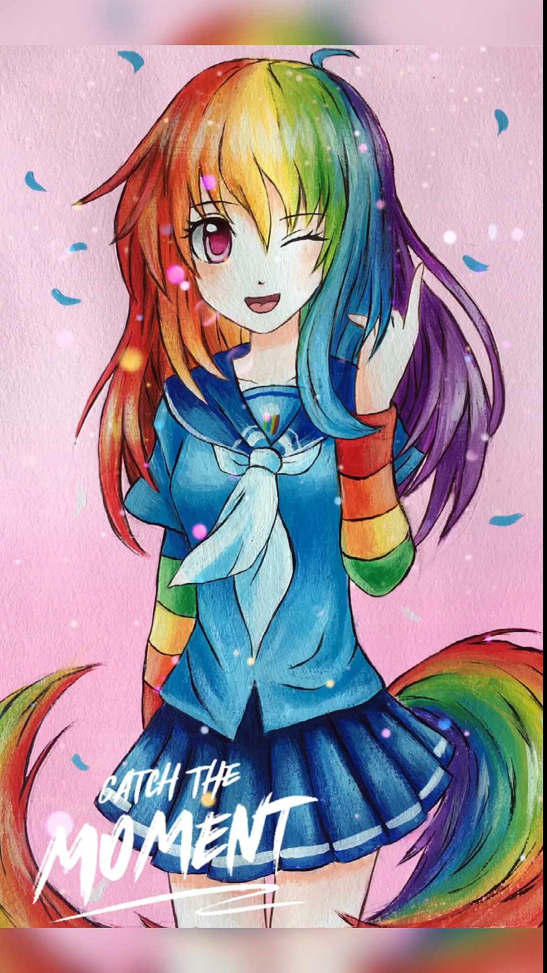 小马宝莉#云宝这头彩色头发太有意思了