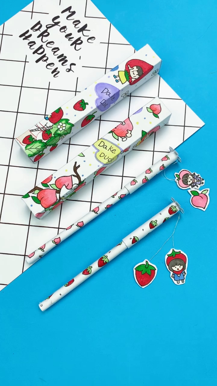 创意手工diy自制盲盒笔又是宠闺蜜的一天