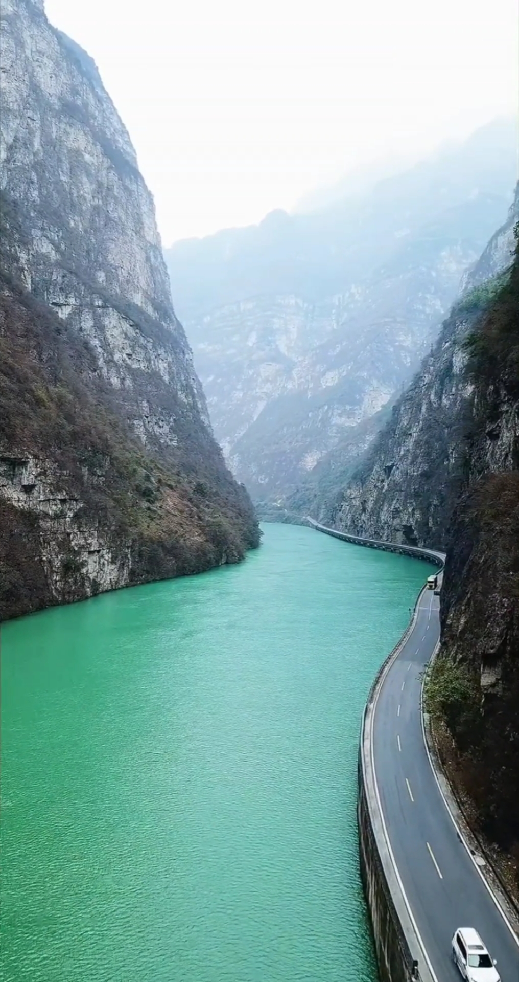 金口河大峡谷#四季轮回景还在,春夏秋冬不见你