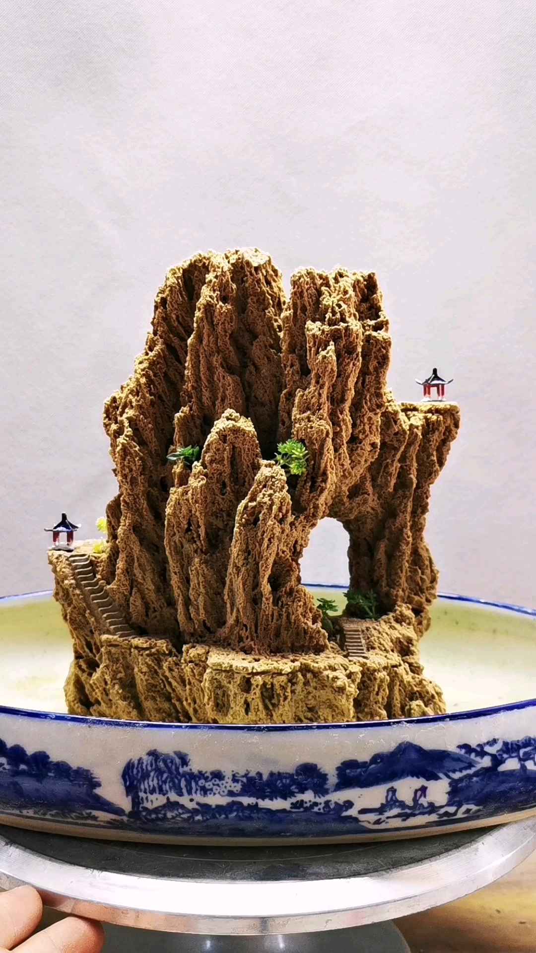 吸水石假山盆景新作欣赏二十九