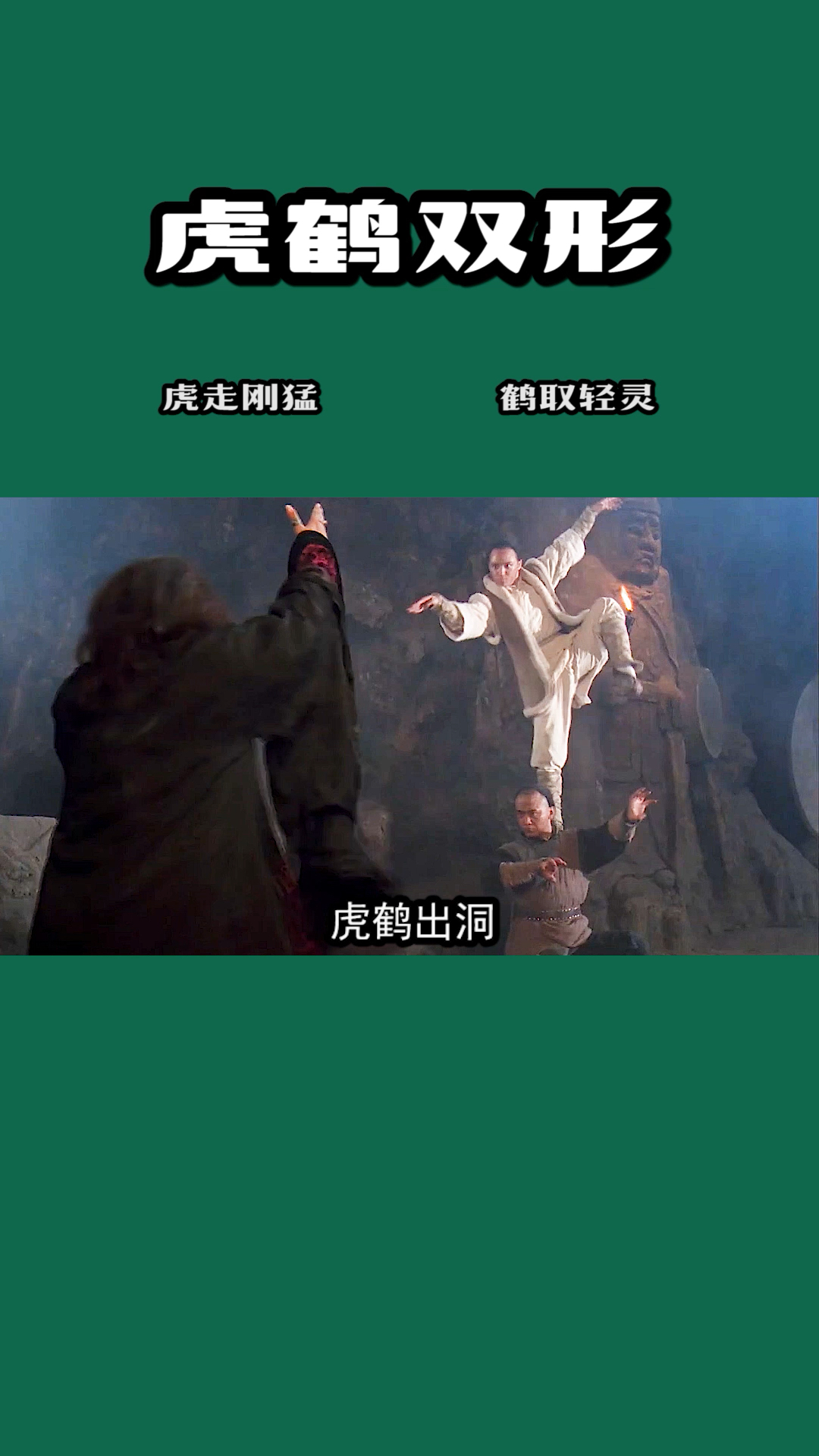 功夫正宗的虎鹤双形拳最后那一下对手懵了