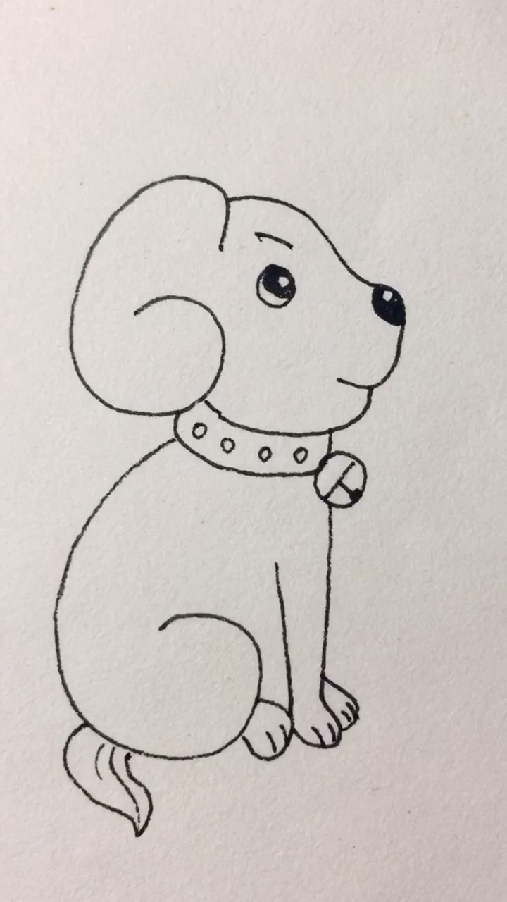 狗的简单画法怎么画图片