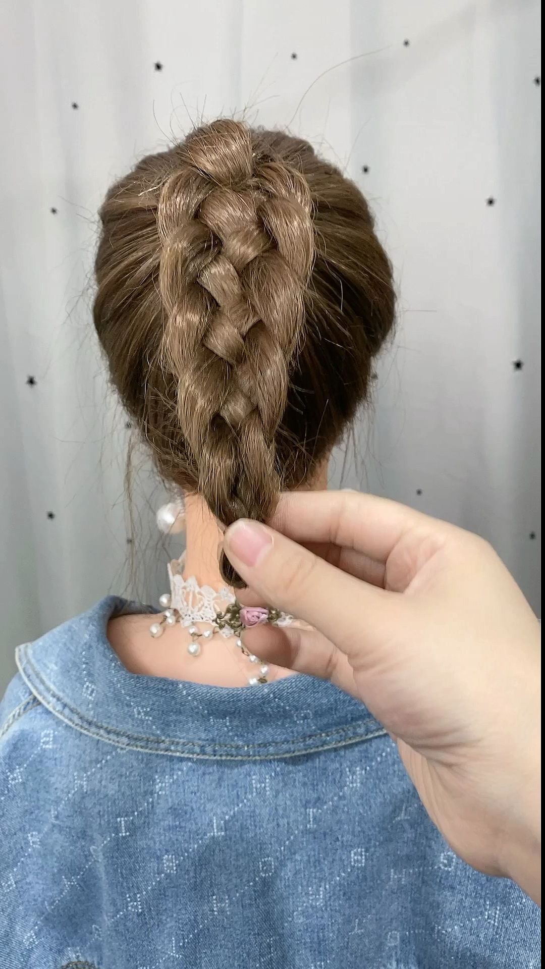 全民最火编发#五股高马尾扎出夏天的感觉