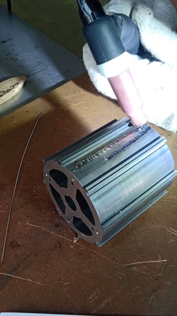 冷焊机#0.5mm硅钢片焊接